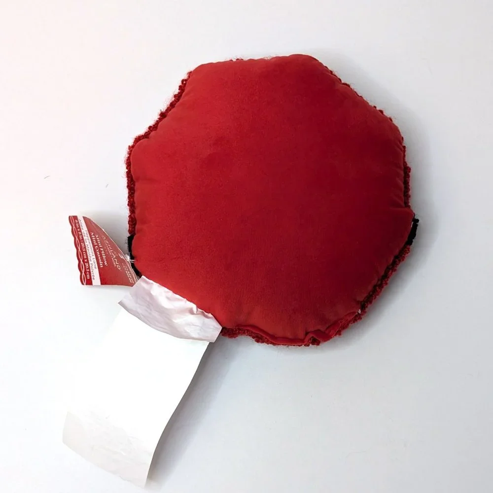 Red Santa Stop Here Decorative Christmas Pillow by Ashland | 8